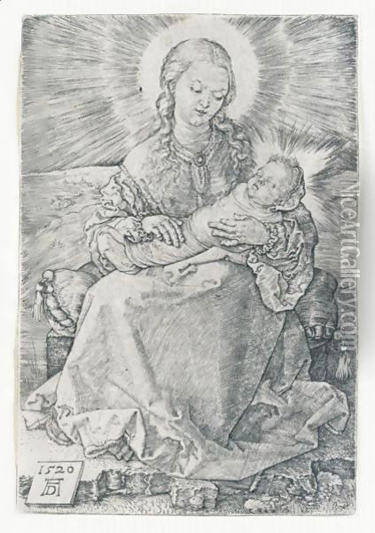La Vergine Con Il Bambino In Fasce. 1520 Oil Painting - Albrecht Durer
