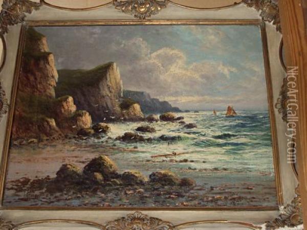 Incoming Tide Oil Painting - Frank Hider