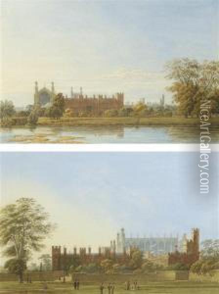 Eton College And Chapel Oil Painting - George Pyne