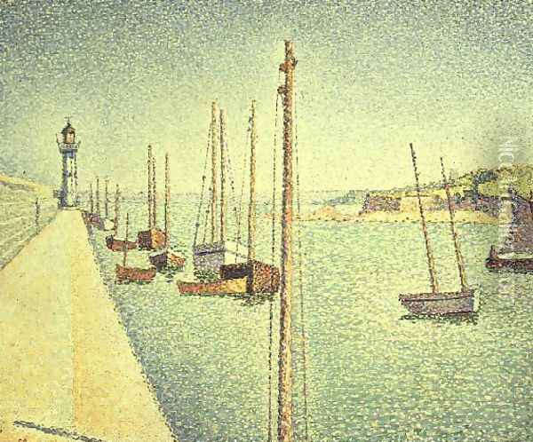 Portrieux, Brittany, 1888 Oil Painting - Paul Signac