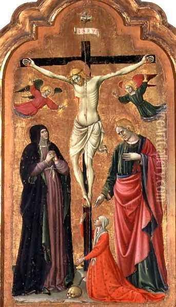 Crucifixion Oil Painting - Giovanni Antonio da Pesaro