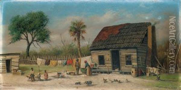 Southern Homestead Oil Painting - William Aiken Walker