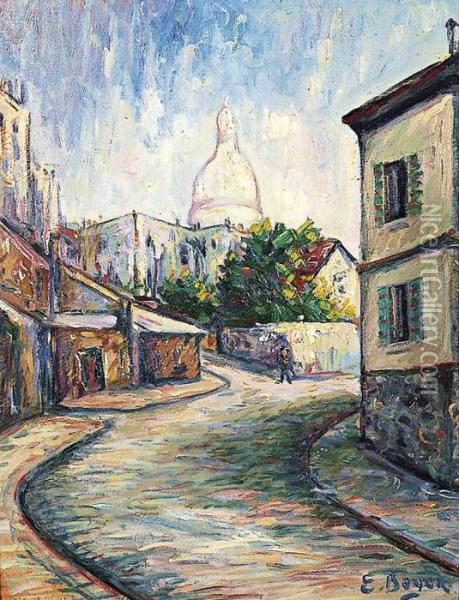 Montmartre, La Maison De Mimi Pinson Oil Painting - Emile Boyer