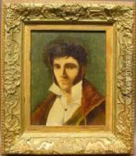 Portrait Of A Paul Le Moyne Oil Painting - Jean Auguste Dominique Ingres