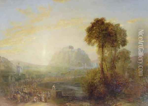 A Dream of Ancient Athens Oil Painting - Sydney Herbert
