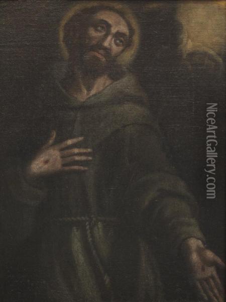 San Francesco Oil Painting - Girolamo Genga