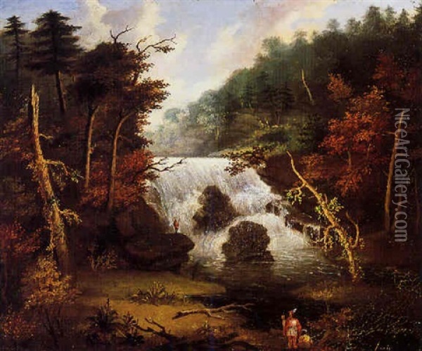 The Falls Oil Painting - Charles Codman