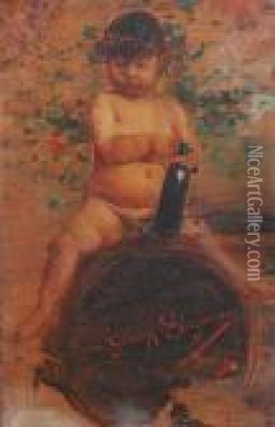 Bacco Giovane Oil Painting - Guiseppe Signorini