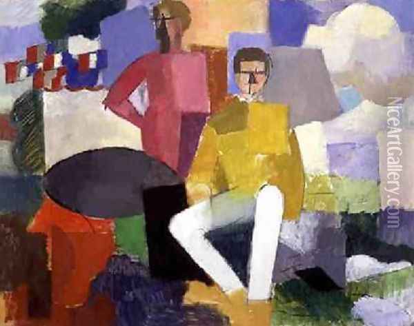 The Fourteenth of July Oil Painting - Roger de La Fresnaye