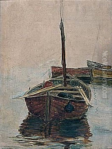 Fishing Boat Oil Painting - William McTaggart