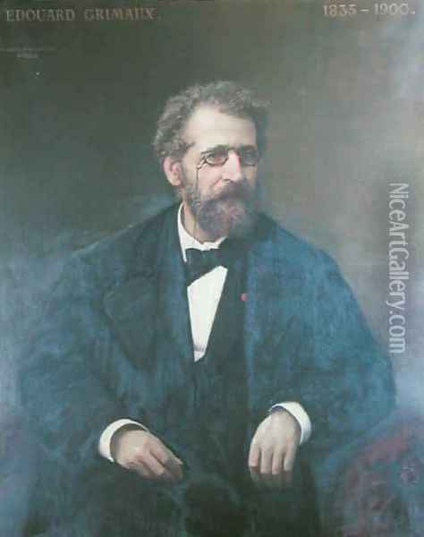Edouard Grimaux 1835-1900 Oil Painting - Auguste Alexandre Hirsch