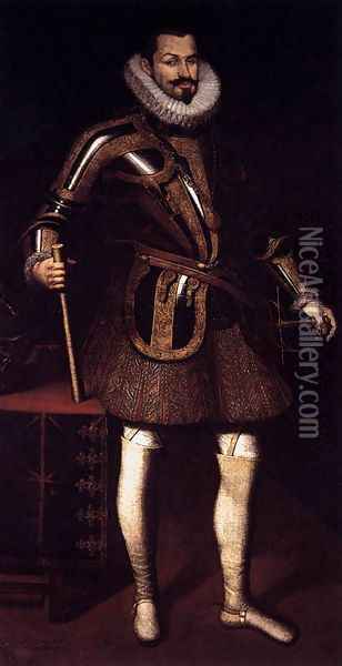 Duke of Lerma 1600s Oil Painting - Juan Pantoja de la Cruz