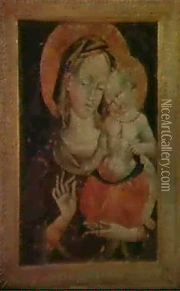 Madonna Col Bambino Oil Painting -  Giovanni da Modena