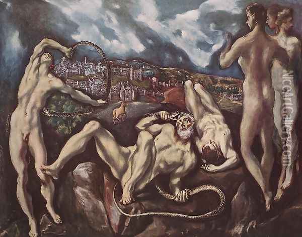 Laokoon 1610 Oil Painting - El Greco (Domenikos Theotokopoulos)