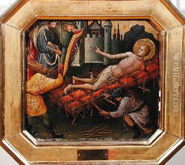 The Martyrdom of St Lawrence Oil Painting - di Nardo Mariotto