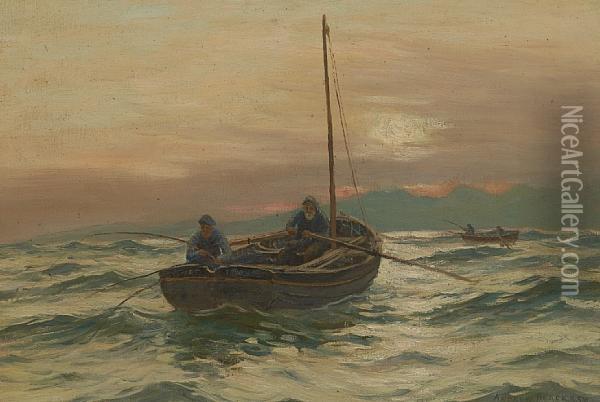 Fisherman In The Boat 