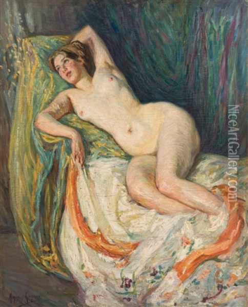 Nu Feminin Oil Painting - Augustus Koopman