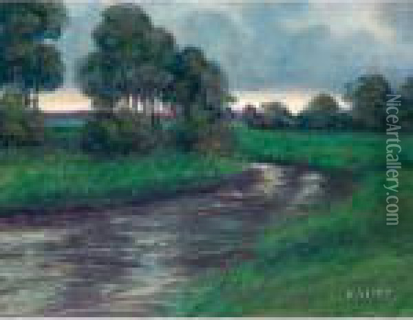 Schwarzwaldbachle Oil Painting - Hans Thoma