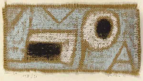 Initiale A Oil Painting - Paul Klee