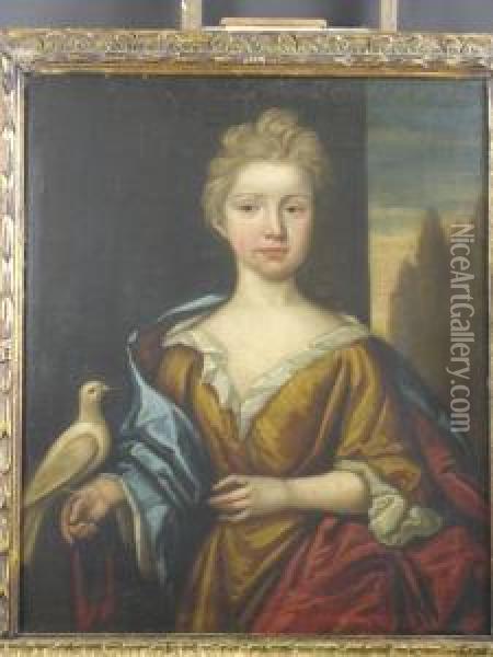 Portrait Of A Young Oil Painting - Mary Beale
