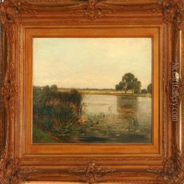 Landscape From Thenetherlands Oil Painting - Philipp Roth