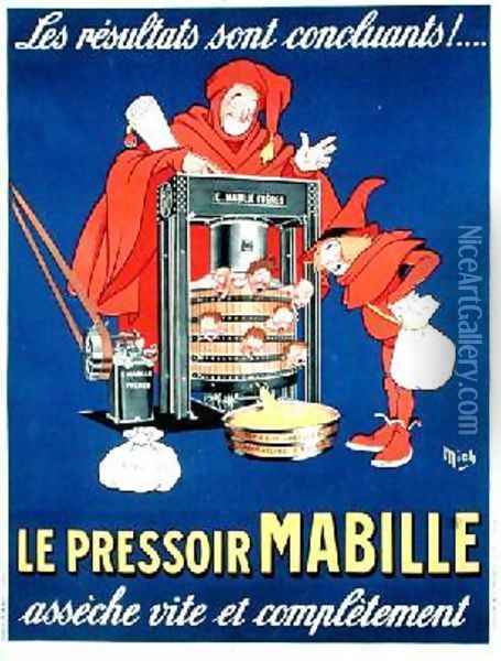 Poster satirising the new taxes Oil Painting - Michel, called Mich Liebeaux