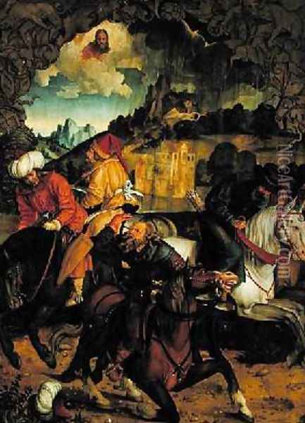 The Conversion of St Paul Oil Painting - Hans Suess Kulmbach