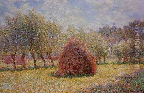 Haystacks At Giverny2 Oil Painting - Claude Oscar Monet