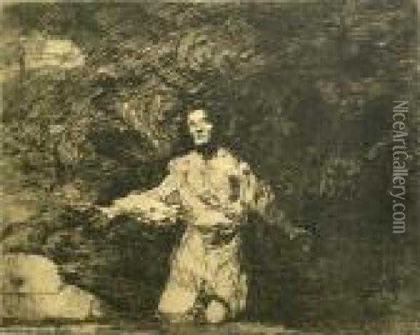 Tristes Presentimientos De Lo Que Ha De Acontecer Oil Painting - Francisco De Goya y Lucientes