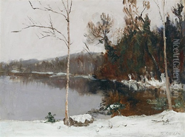 On Lac Tremblant Oil Painting - Maurice Galbraith Cullen