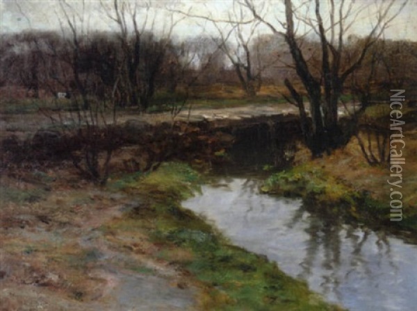 Brook In Spring Oil Painting - Charles Paul Gruppe