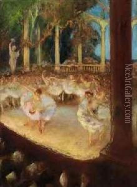 Le Ballet Oil Painting - Gaston de Latouche