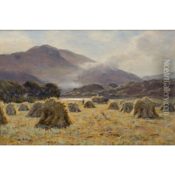 Harvest-time Oil Painting - Duncan Cameron