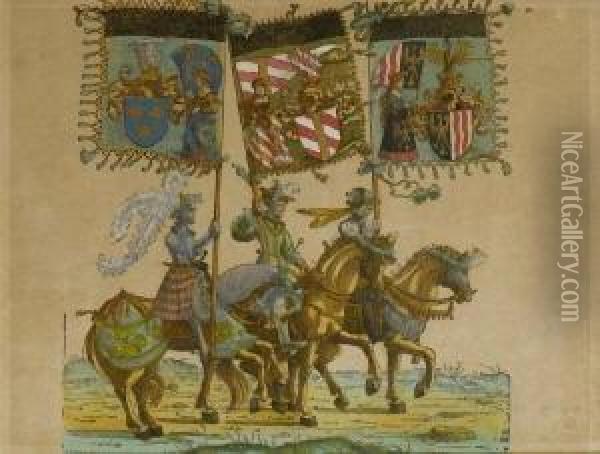 Der Triumph Kaiser Maximilians I. Oil Painting - Hans I Burgkmair