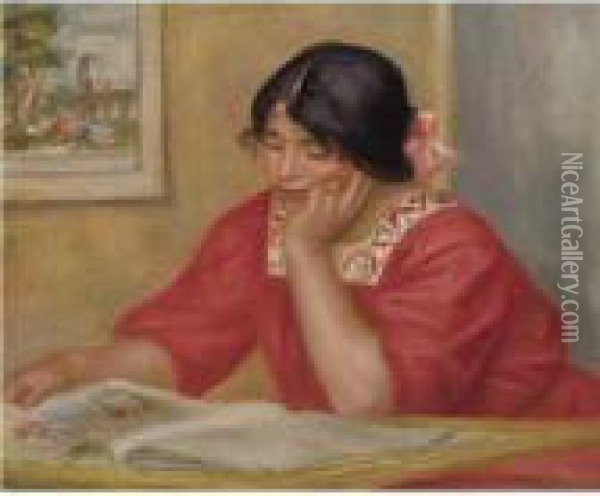 Leontine Lisant Oil Painting - Pierre Auguste Renoir