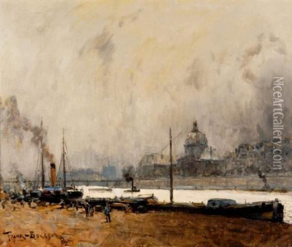Paris, La Seine Oil Painting - Frank Myers Boggs