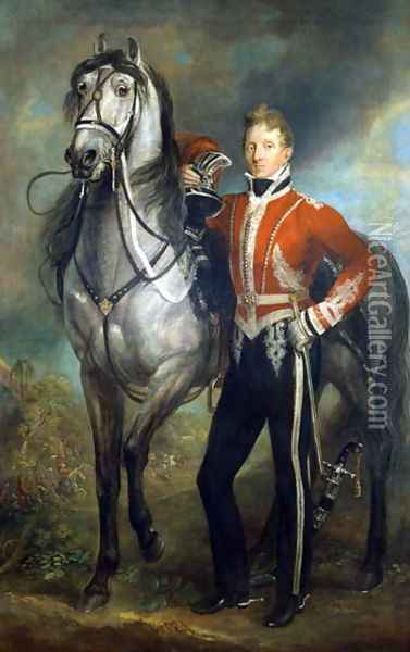 Major George Cunningham 1783-1838 Oil Painting - James Howe