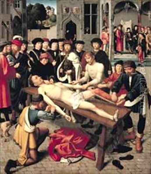 The Flaying of Sisamnes Oil Painting - Gerard David