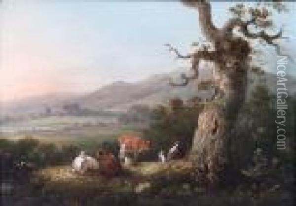 An Extensive Landscape Oil Painting - Aelbert Cuyp