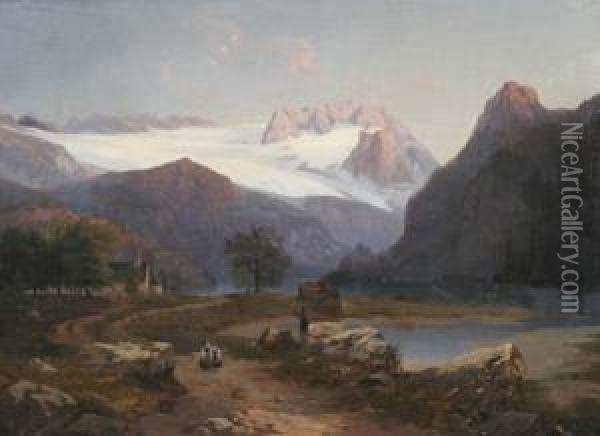 Gebirgslandschaft Oil Painting - Stanislas Graf Von Kalckreuth