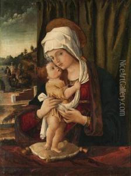 The Madonna And Child Oil Painting - Giovanni Bellini