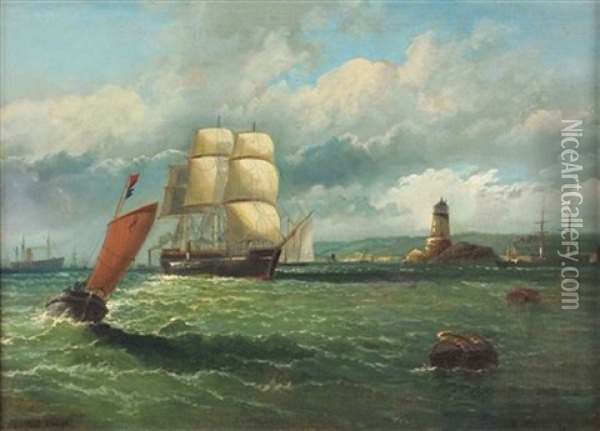 Belfast Lough Oil Painting - William Menzies Gibb
