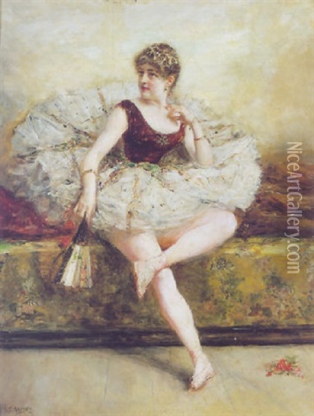 La Bailarina Oil Painting - Eduardo Leon Garrido