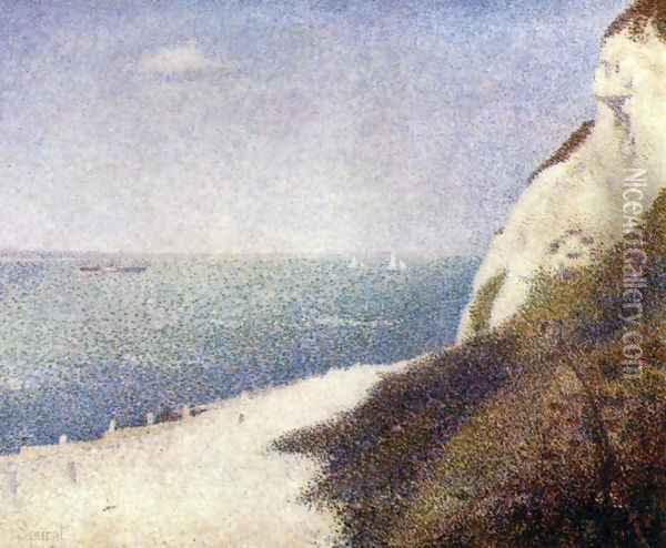 Les Bas-Butin, Honfleur Oil Painting - Georges Seurat
