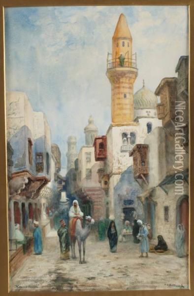 Kairo Oil Painting - Frans Wilhelm Odelmark