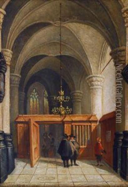 Kircheninneres Oil Painting - Johannes Bosboom
