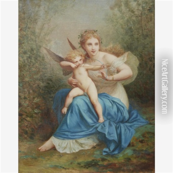 Cupid's Arrow Oil Painting - Henri Pierre Picou