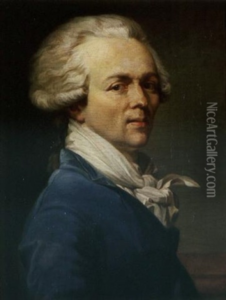Portrait Of Maximilien-francois-marie-isidore De Robespierre Oil Painting - Joseph Ducreux