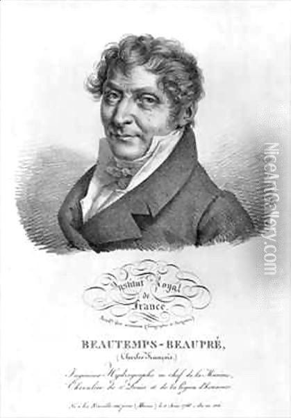 Charles de Beautemps-Beaupre (1766-1854) from 'Recueil de portraits de personnages celebres' Oil Painting - Julien Leopold Boilly