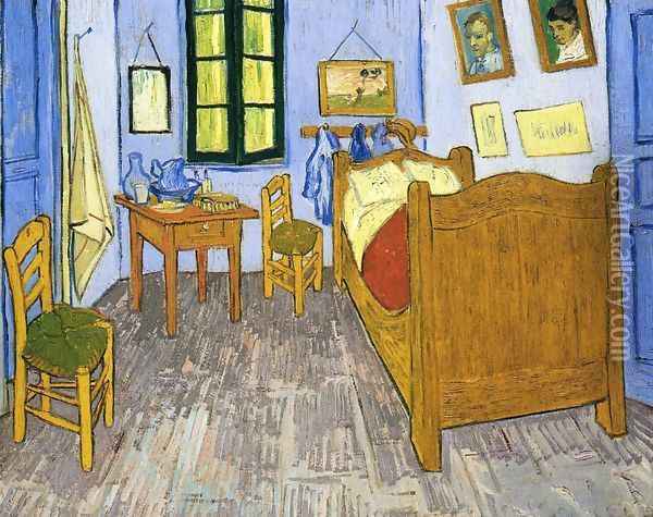 Vincent's Bedroom in Arles II Oil Painting - Vincent Van Gogh